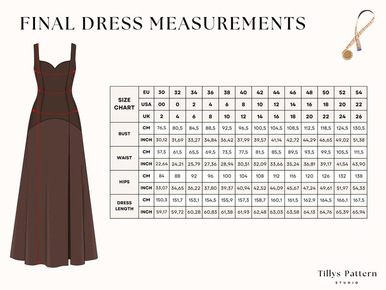 Evening Dress with Slit Sewing Pattern| Fitted Bodice Formal Gown| Sweetheart Neckline Dress| Wedding Dress| Plus Size Pattern| US 00-22