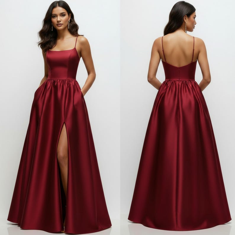 Evening Dress Sewing Pattern| Open Back Dress Pattern| Formal Dress Pattern| Wedding Dress Pattern| Plus Size Sewing Pattern| US 0-22