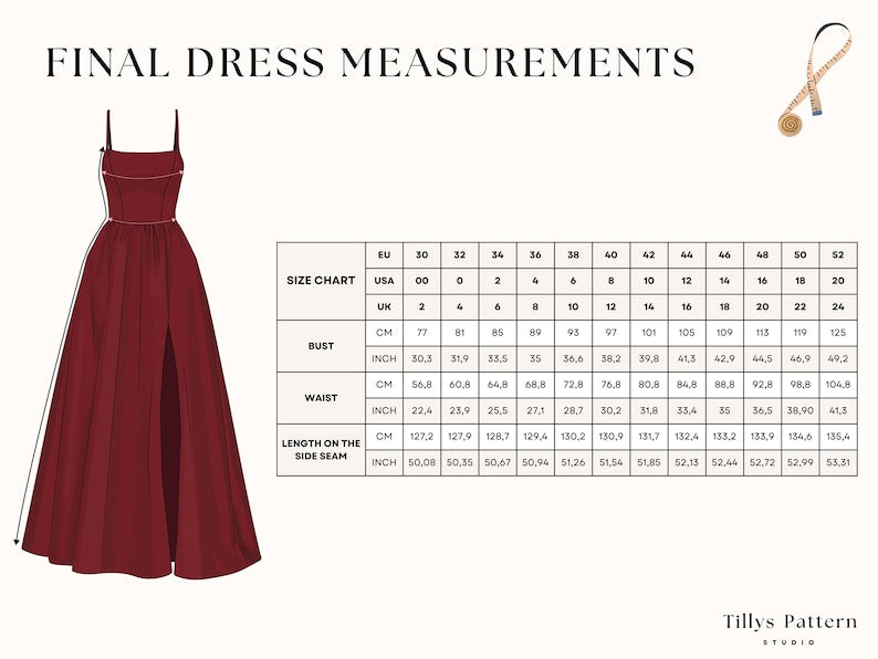 Evening Dress Sewing Pattern| Open Back Dress Pattern| Formal Dress Pattern| Wedding Dress Pattern| Plus Size Sewing Pattern| US 0-22