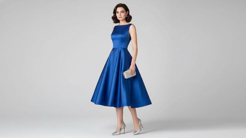 Audrey Hepburn Inspired Dress Sewing Pattern | Vintage 1950s Style Dress | PDF Sewing Pattern | Beginner Friendly | (PDF Download)