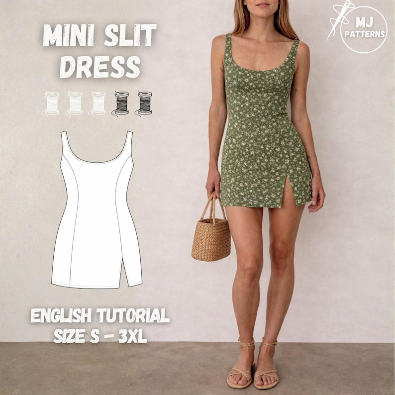 short dress patterns Alice Pattern Choose from short sleeves or three The Paris Mini Dress Free