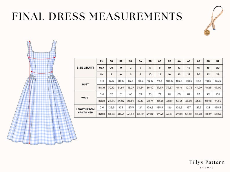 Midi Dress Sewing Pattern| Square Neck Dress Pattern|Side Gathered Dress| Prom Dress Pattern| Summer Dress| Sewing Tutorial| US 0-20