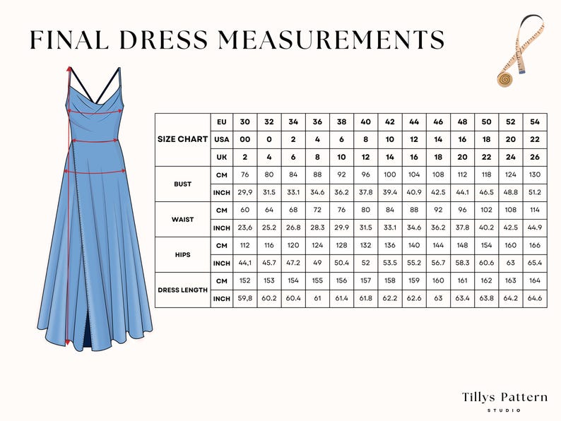 Cowl Neck Prom Dress Sewing Pattern| Formal Backless Dress Pattern| Slit Dress Pattern| Bridesmaid Dress| Wedding Dress| US 00-22