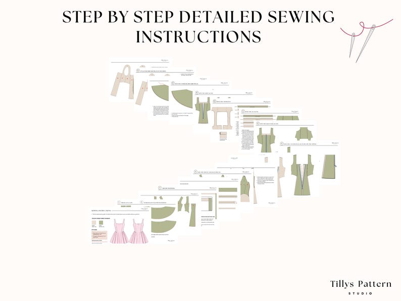 Mini Dress Sewing Pattern| Square Neck Dress Pattern| Mini Prom Dress| Summer Dress| Sewing Tutorial| US 0-22 (PDF Download)