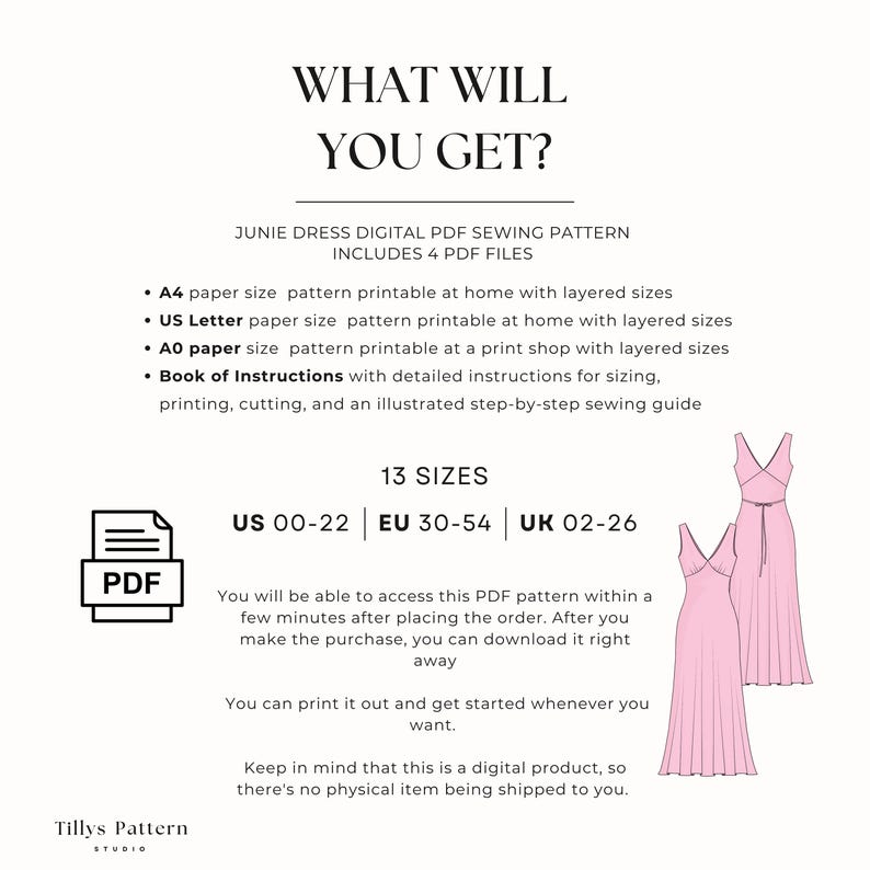 Linen  Bias Cut Midi Dress Sewing Pattern| V Neck Slip Dress| Prom Dress| Summer Dress| Bridesmaid dress| Sewing Tutorial| US 0-22