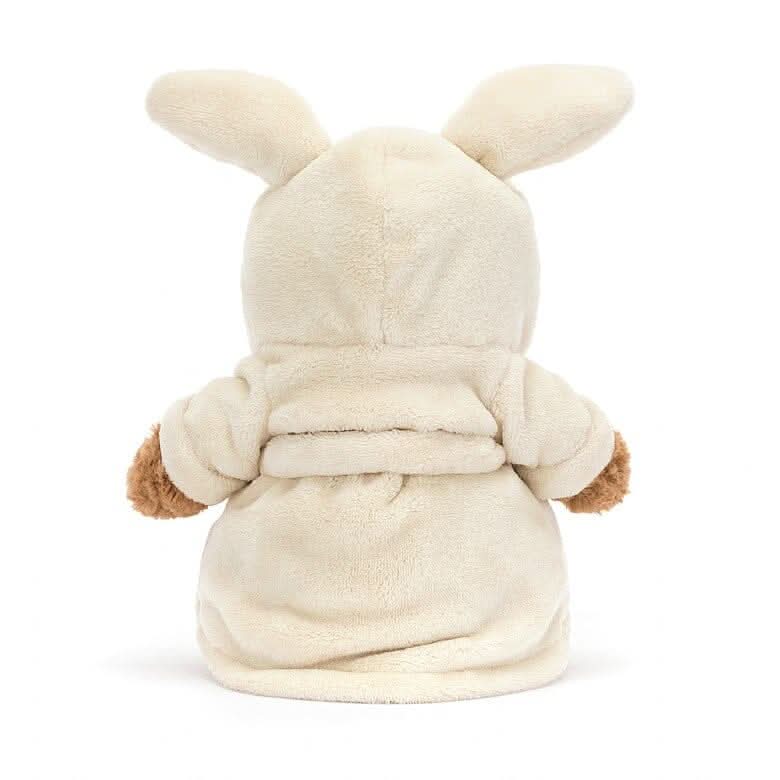 Plush Teddy Bear with Soft Robe – 26cm