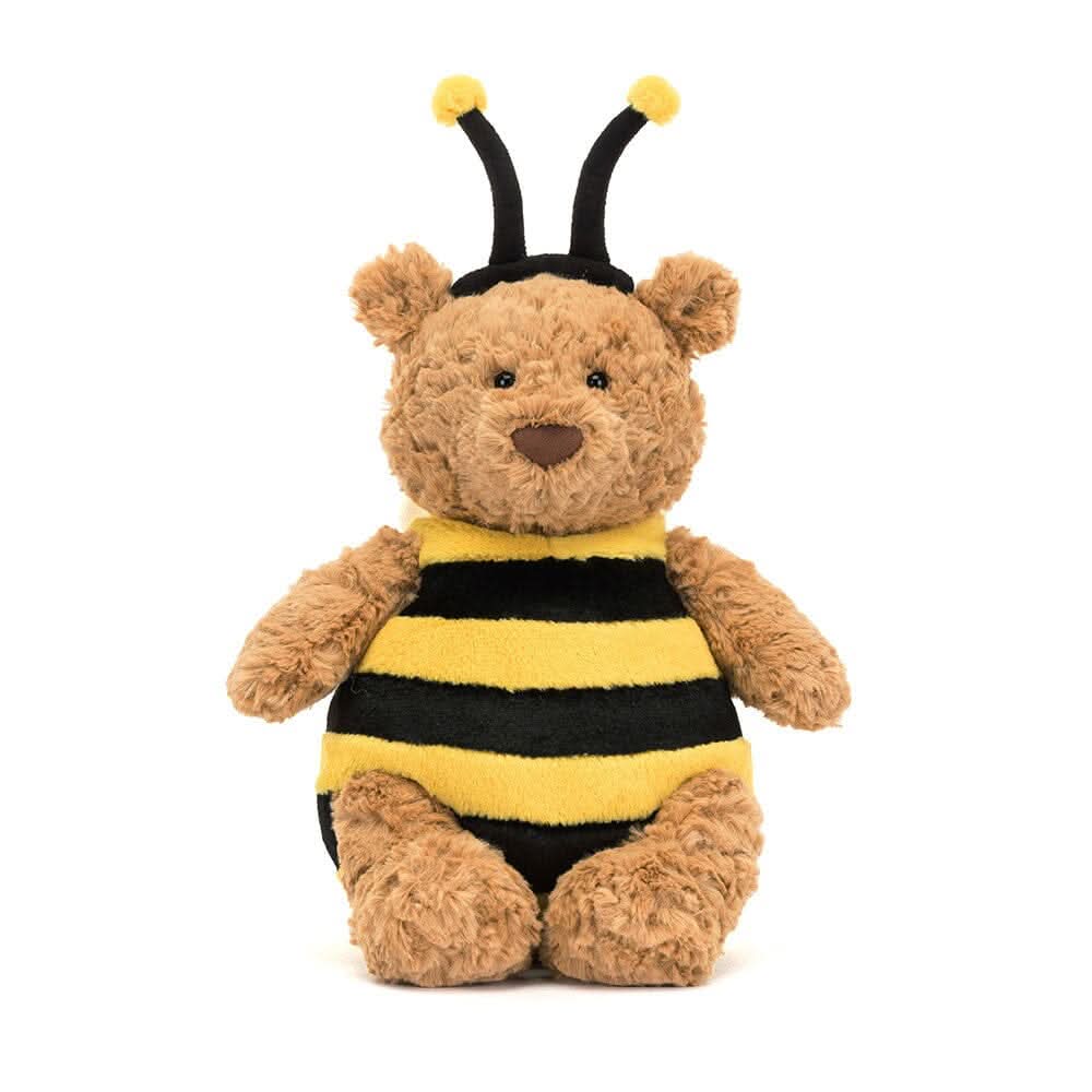 Bear Plush Toy with Bumblebee Costume – 26 cm