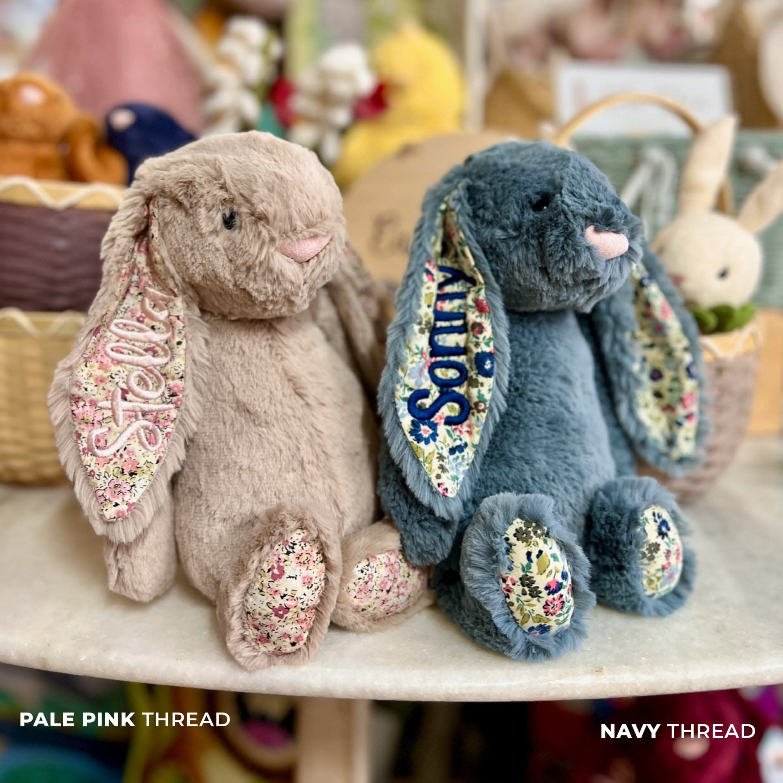 Blue Bunny Plush Toy