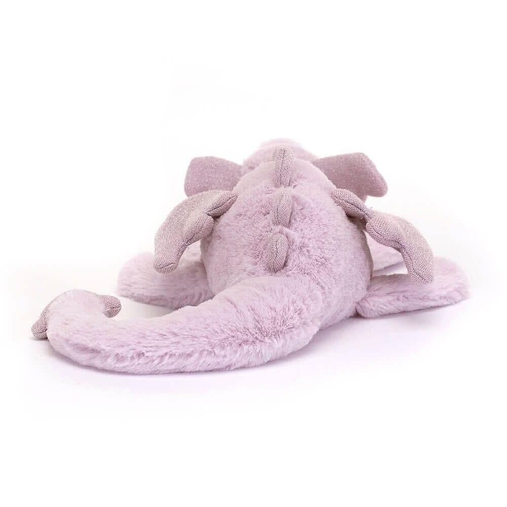Plush Lavender Dragon Soft Toy – 30cm
