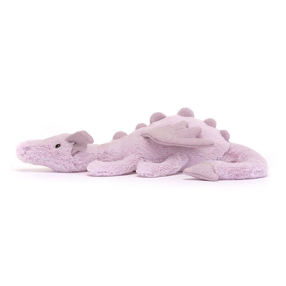Plush Lavender Dragon Soft Toy – 30cm