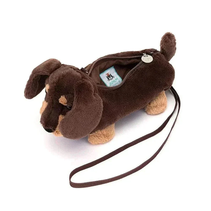 Plush Sausage Dog Bag –  22cm
