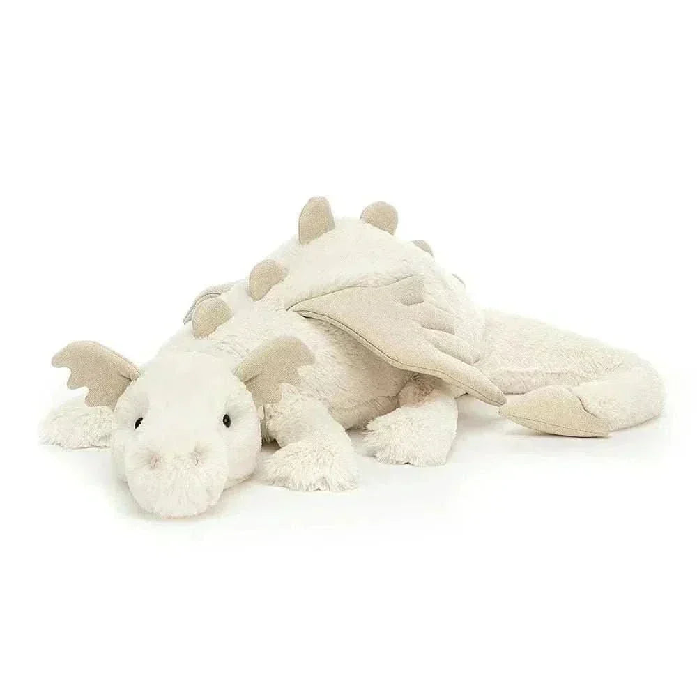 Plush Snow Dragon Soft Toy – 66cm