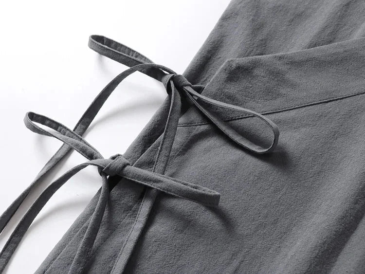 Japanese-themed Minimal Plain Men’s Kimono Jacket