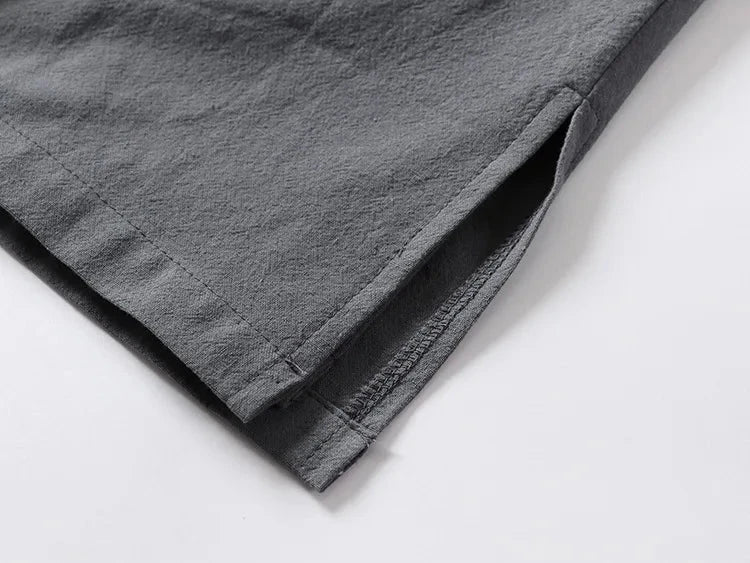 Japanese-themed Minimal Plain Men’s Kimono Jacket