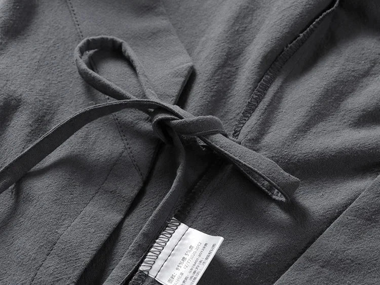 Japanese-themed Minimal Plain Men’s Kimono Jacket