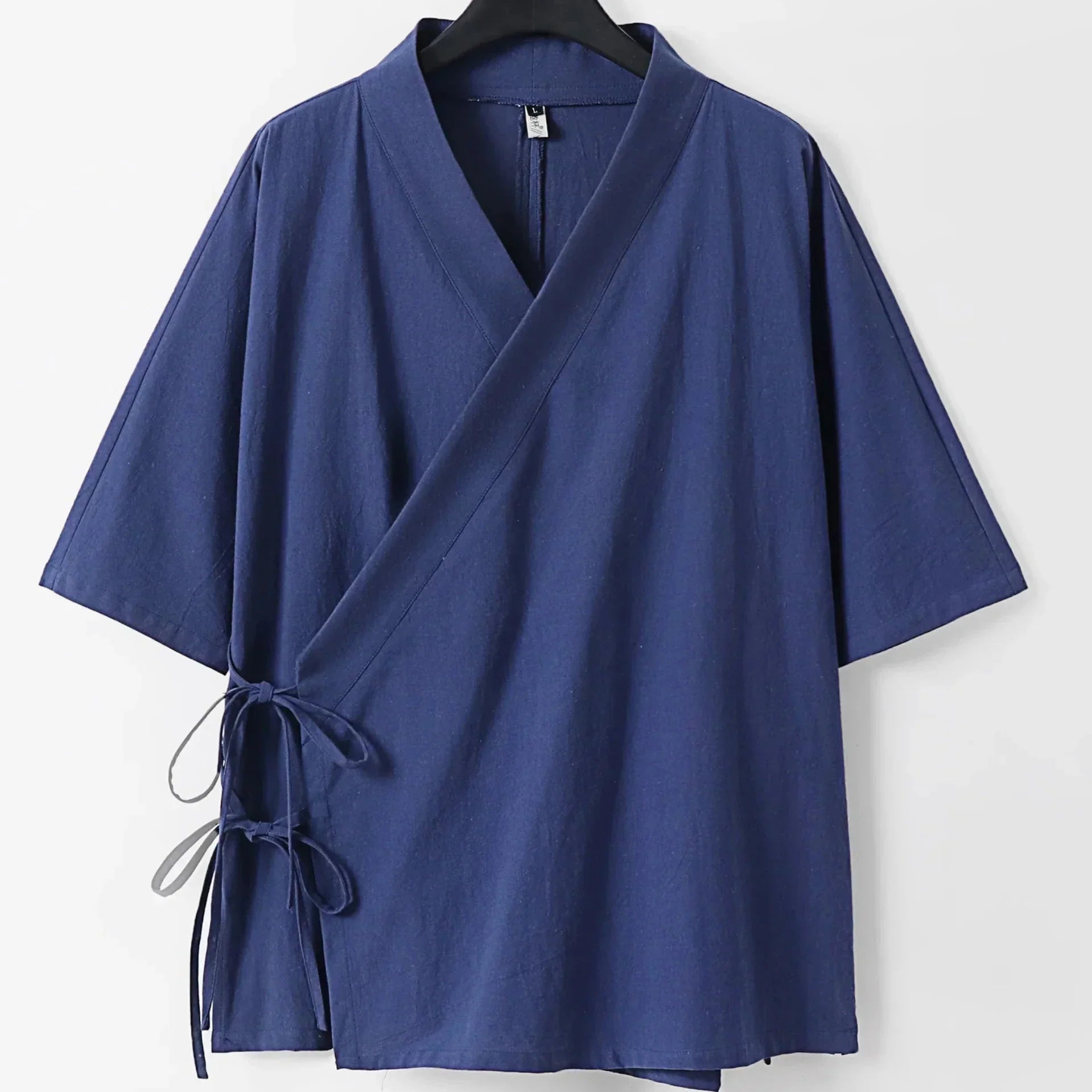 Japanese-themed Minimal Plain Men’s Kimono Jacket