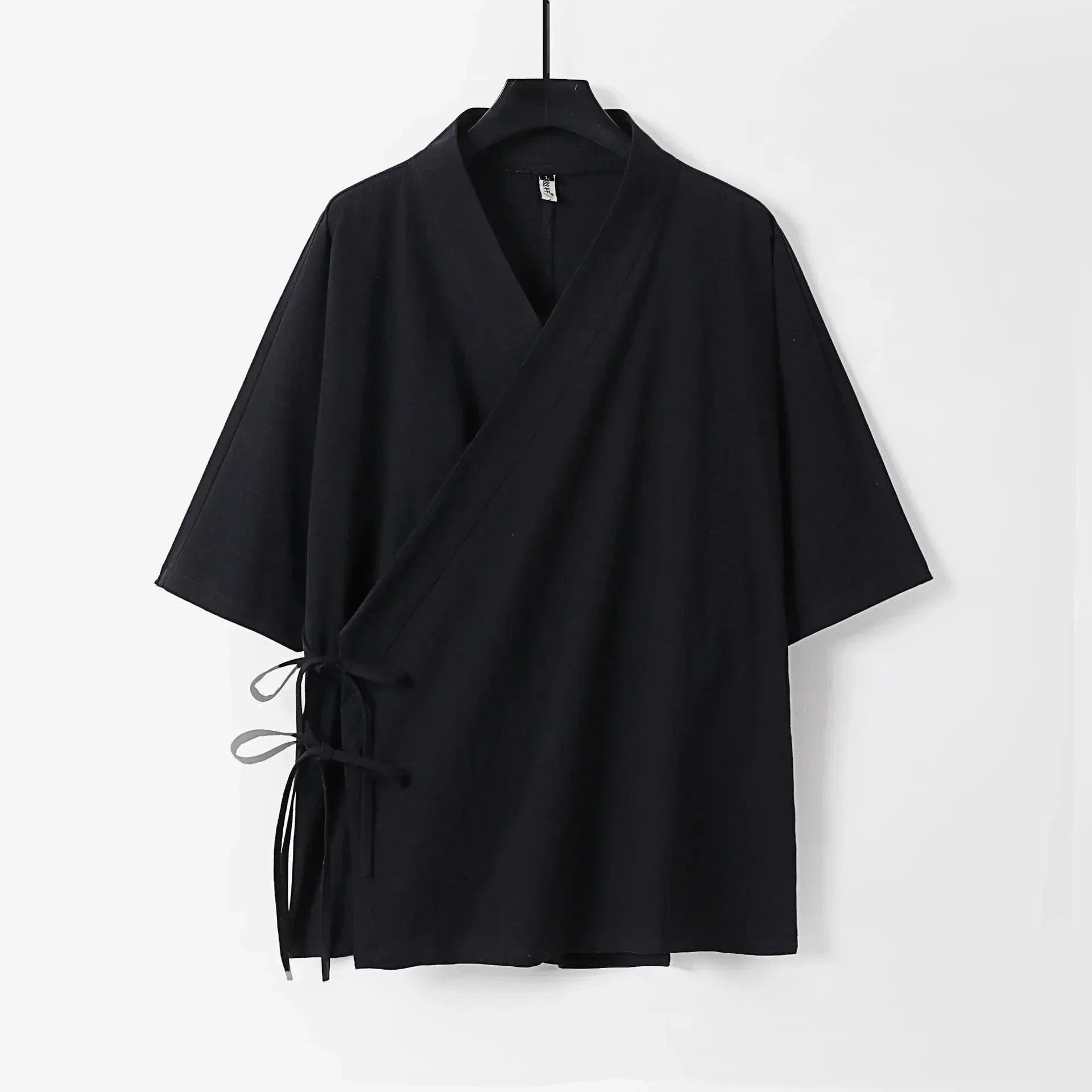Japanese-themed Minimal Plain Men’s Kimono Jacket