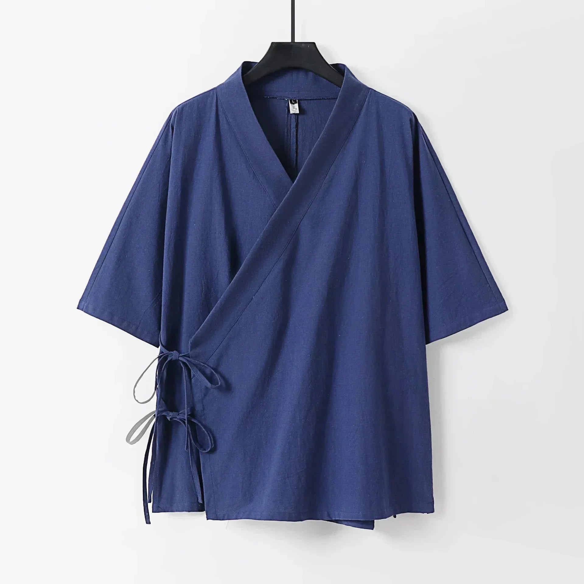 Japanese-themed Minimal Plain Men’s Kimono Jacket