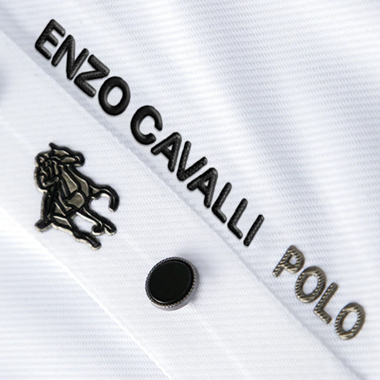 Cavaliere Men's Short Sleeve Polo Shirt – Breathable Slim Fit