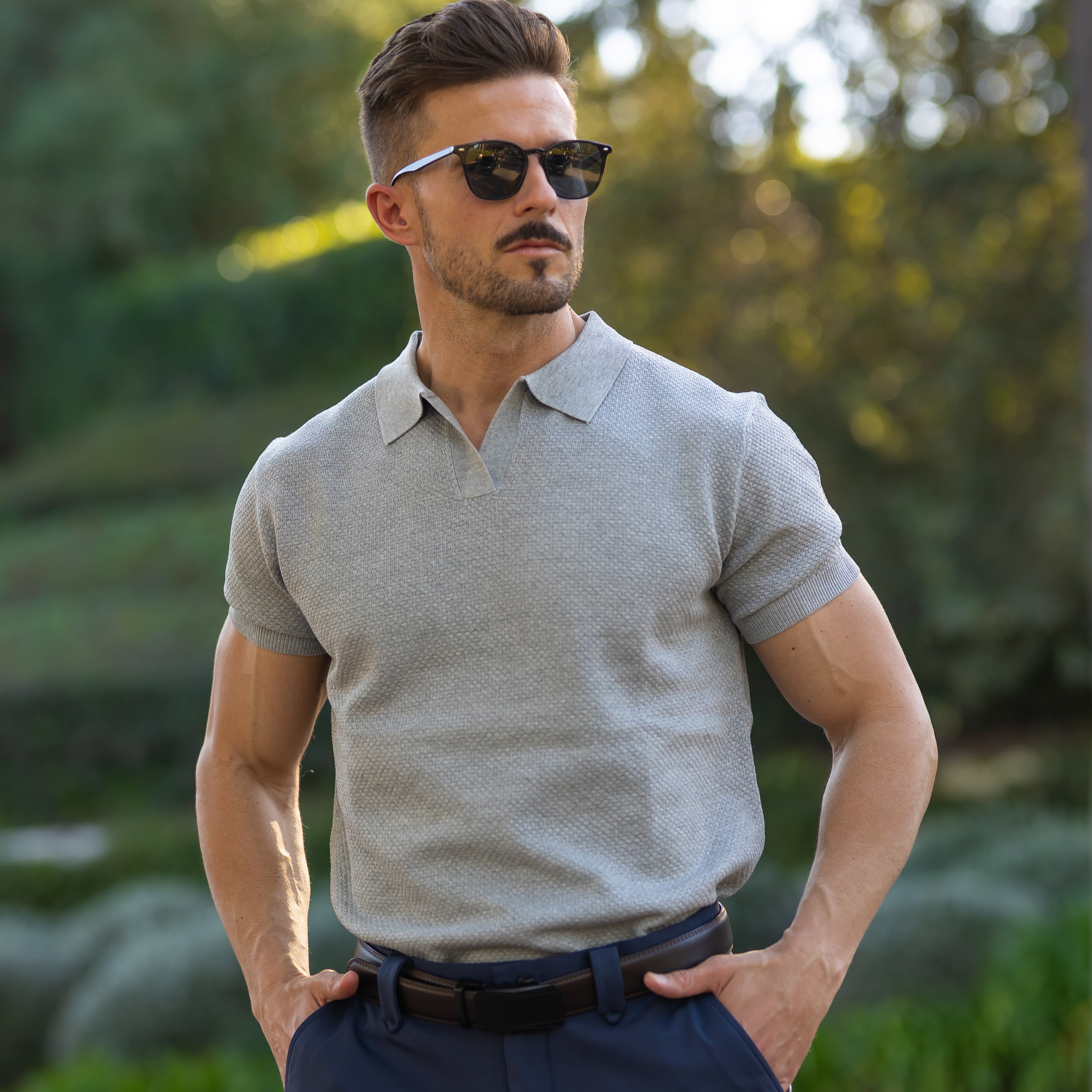 Verona Men's Mesh Polo Shirt – Breathable Short Sleeve