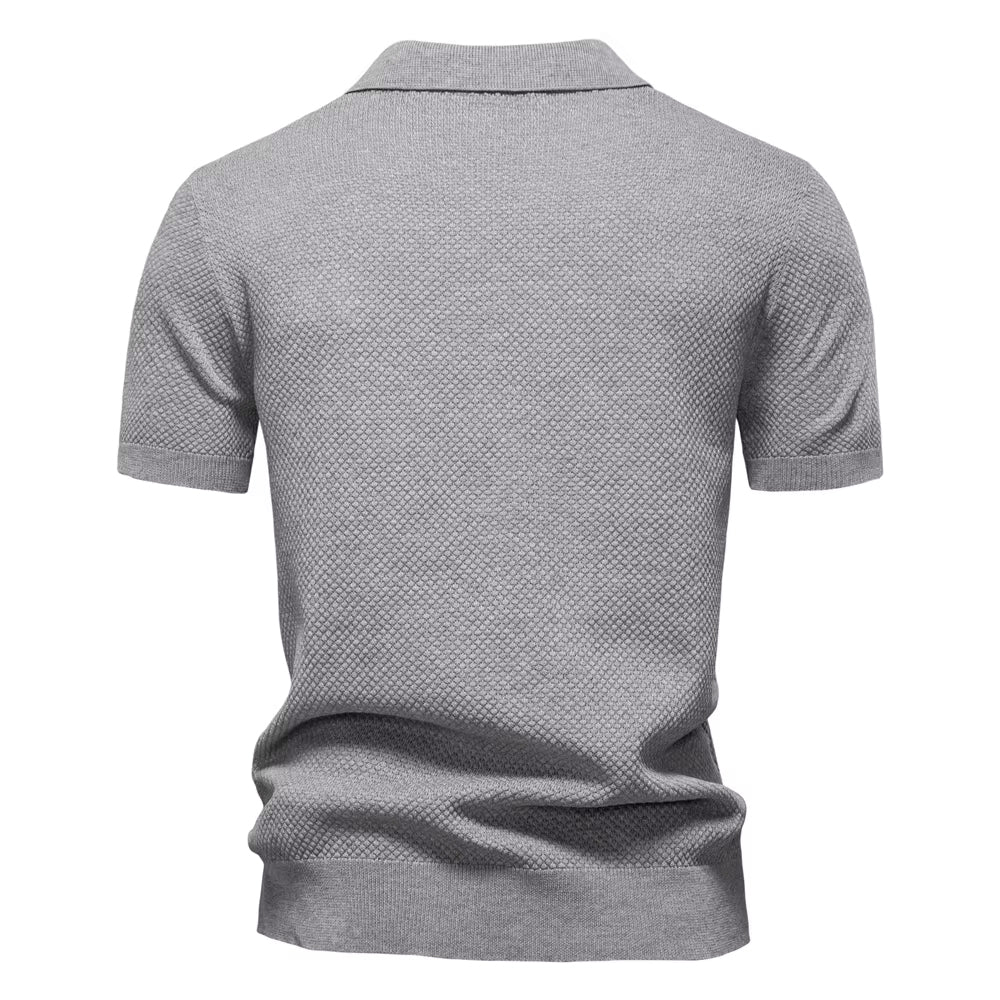 Verona Men's Mesh Polo Shirt – Breathable Short Sleeve