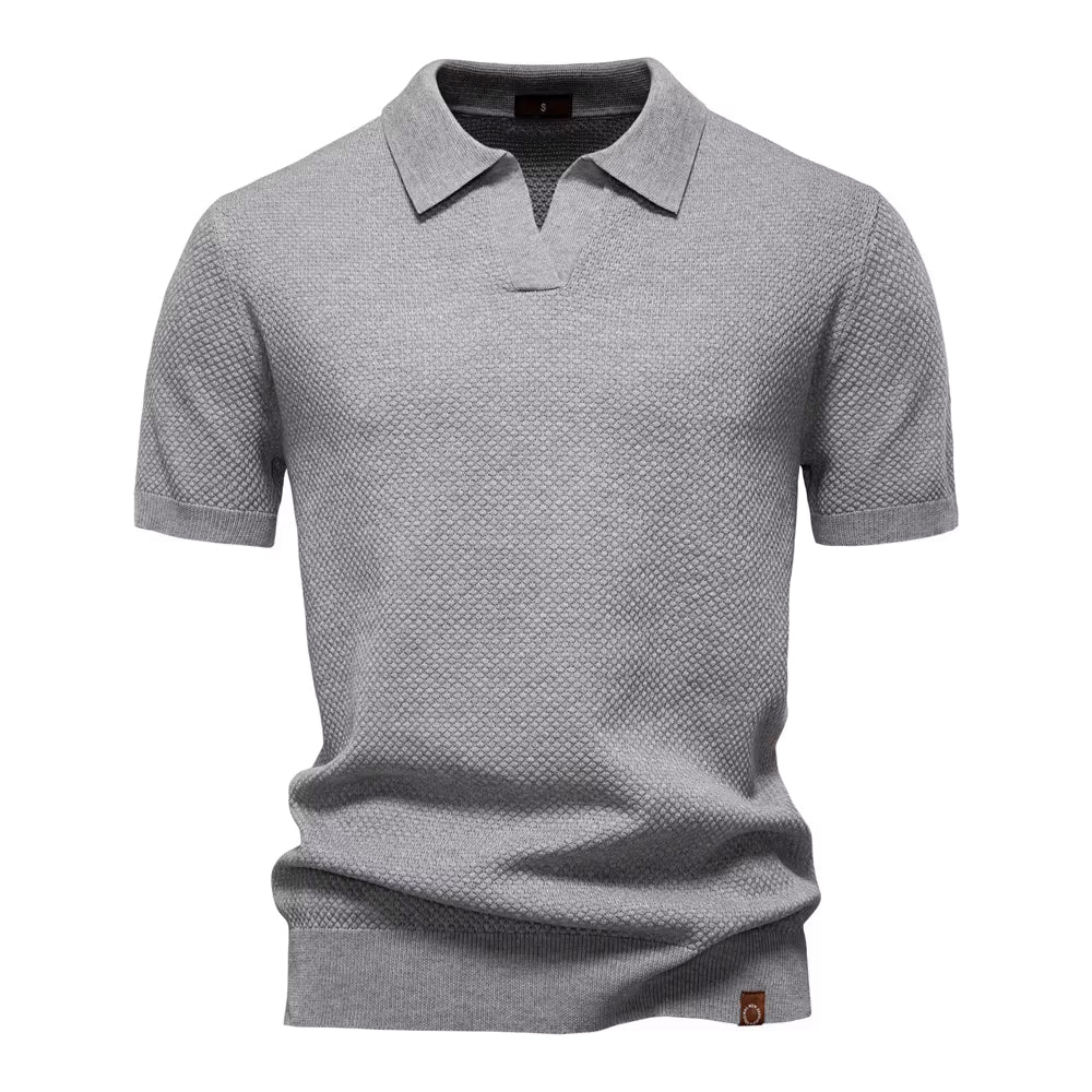 Verona Men's Mesh Polo Shirt – Breathable Short Sleeve
