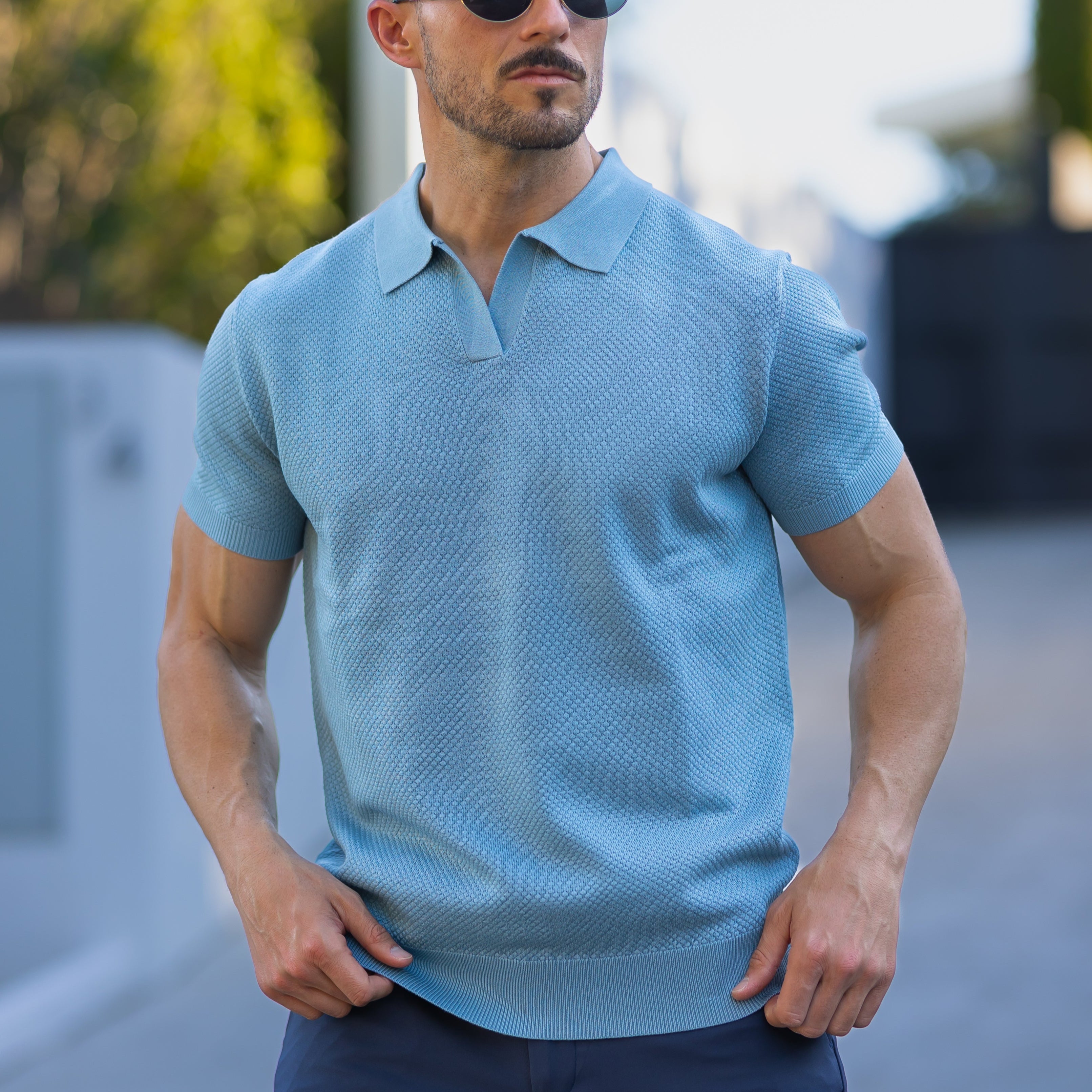 Verona Men's Mesh Polo Shirt – Breathable Short Sleeve