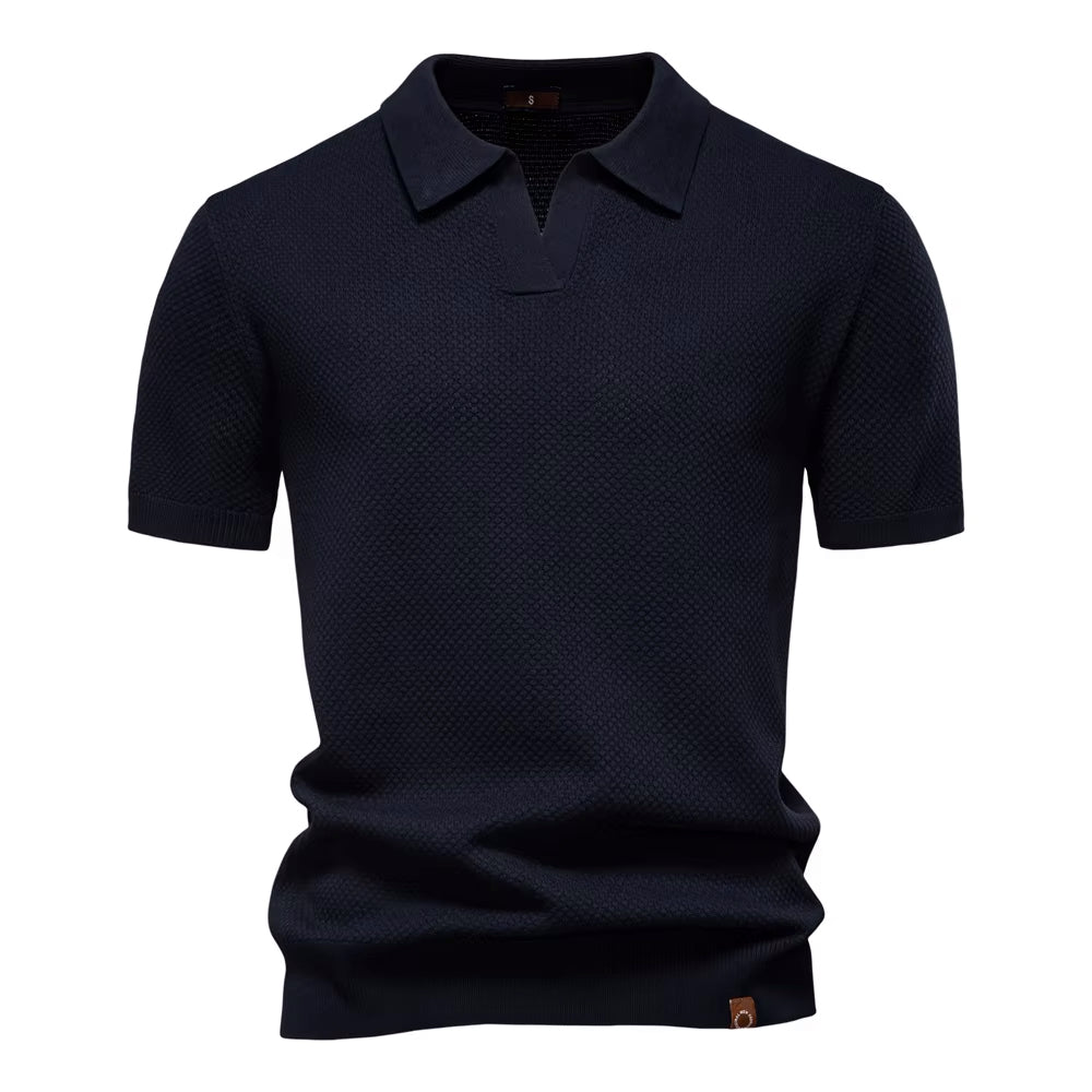 Verona Men's Mesh Polo Shirt – Breathable Short Sleeve