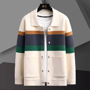 Levante Men's Button-Up Knit Jacket – Smart Casual Cardigan