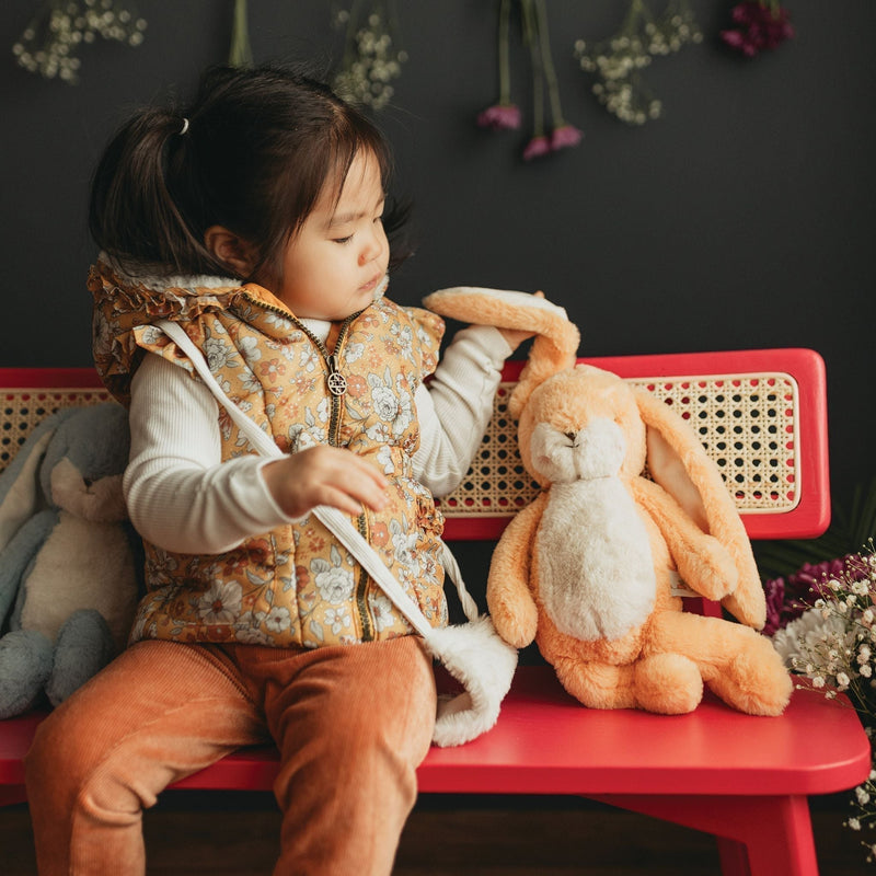 Little Floppy Nibble 12" Bunny- Apricot Cream
