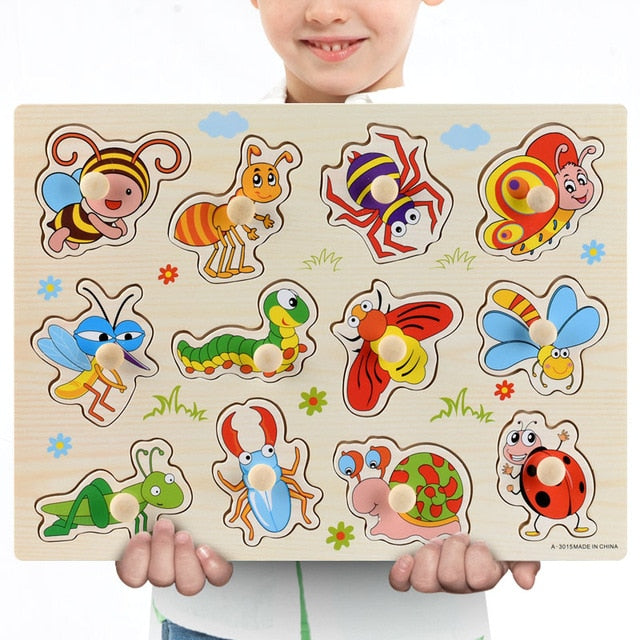 Montessori Wooden Puzzles