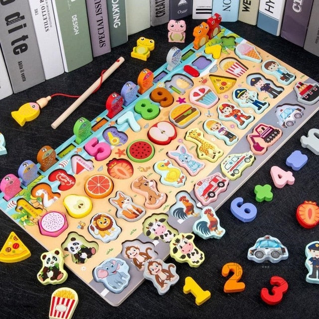Montessori Educational Wooden Toys for Kids