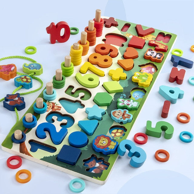 Montessori Educational Wooden Toys for Kids