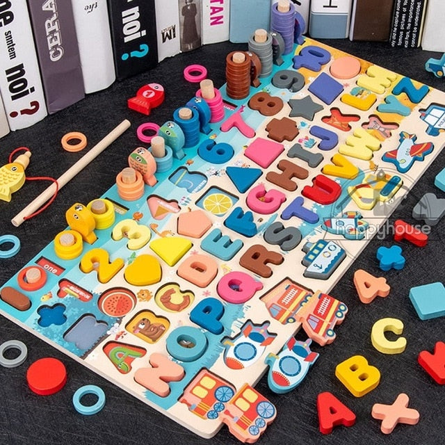 Montessori Educational Wooden Toys for Kids