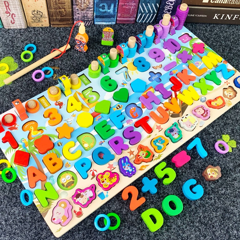 Montessori Educational Wooden Toys for Kids
