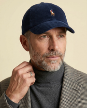 RL Fine Ribbed Corduroy Cap