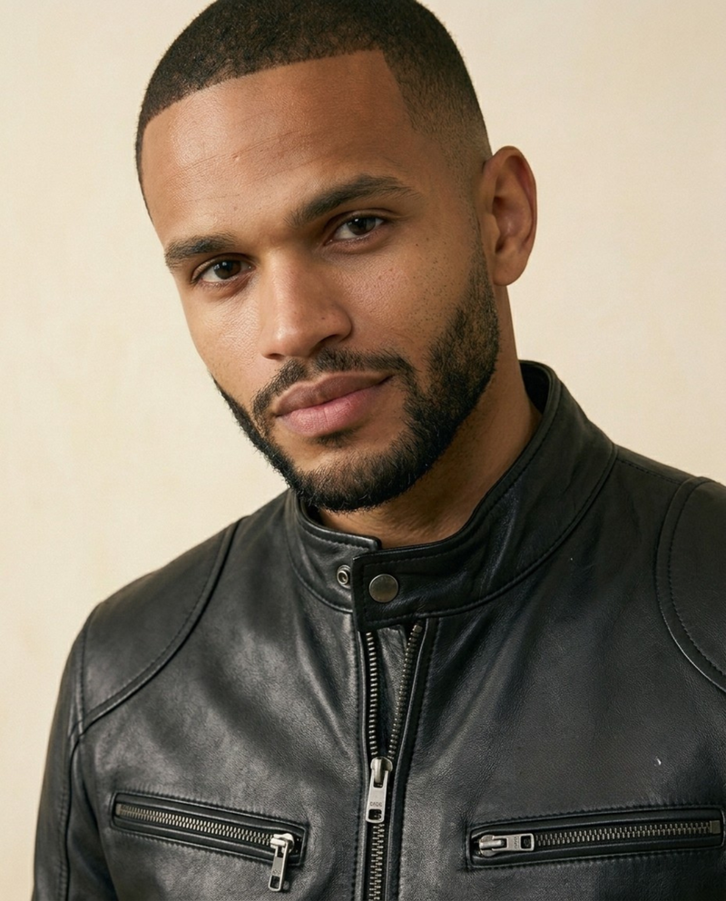 Signature Leather Biker Jacket