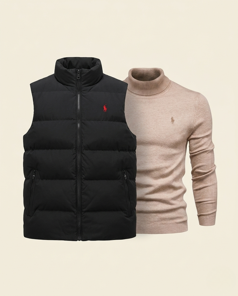 RL Estate Quilted Vest & Pullover Set (CLEARANCE)