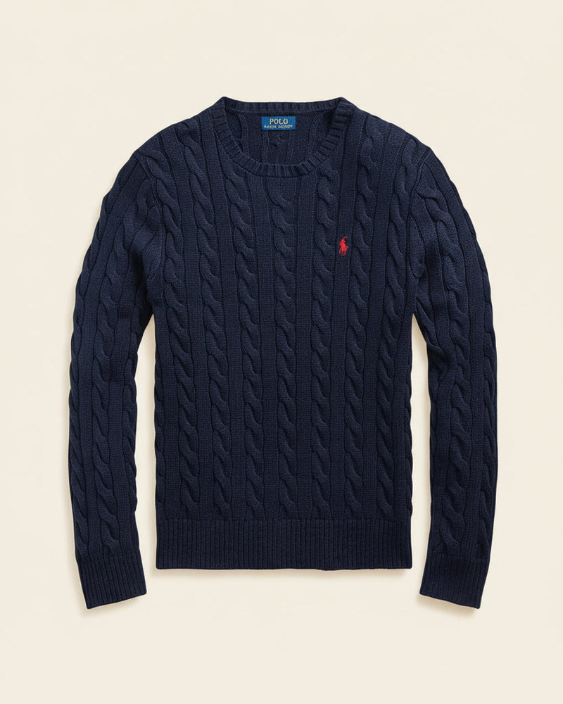 RL Cable-Knit Cotton Jumper