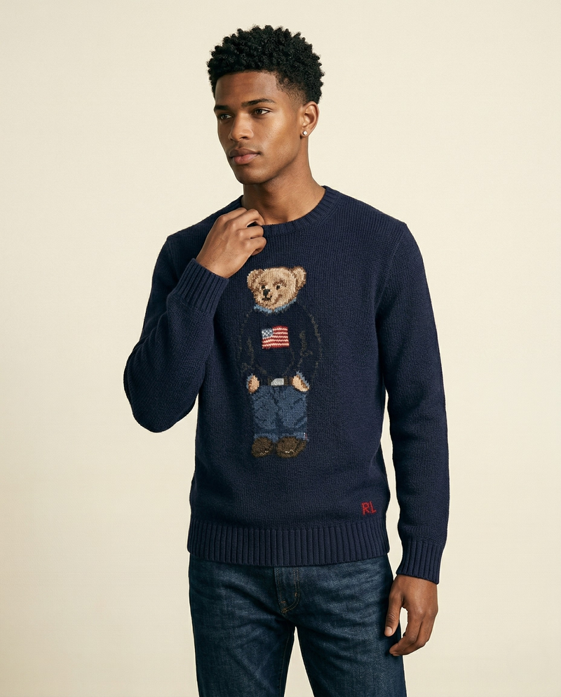 RL Polo Bear American Knit Sweater