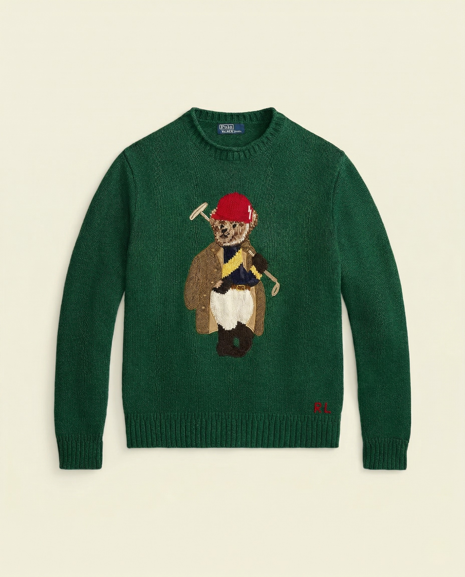 RL Polo Bear Golf Knit Sweater