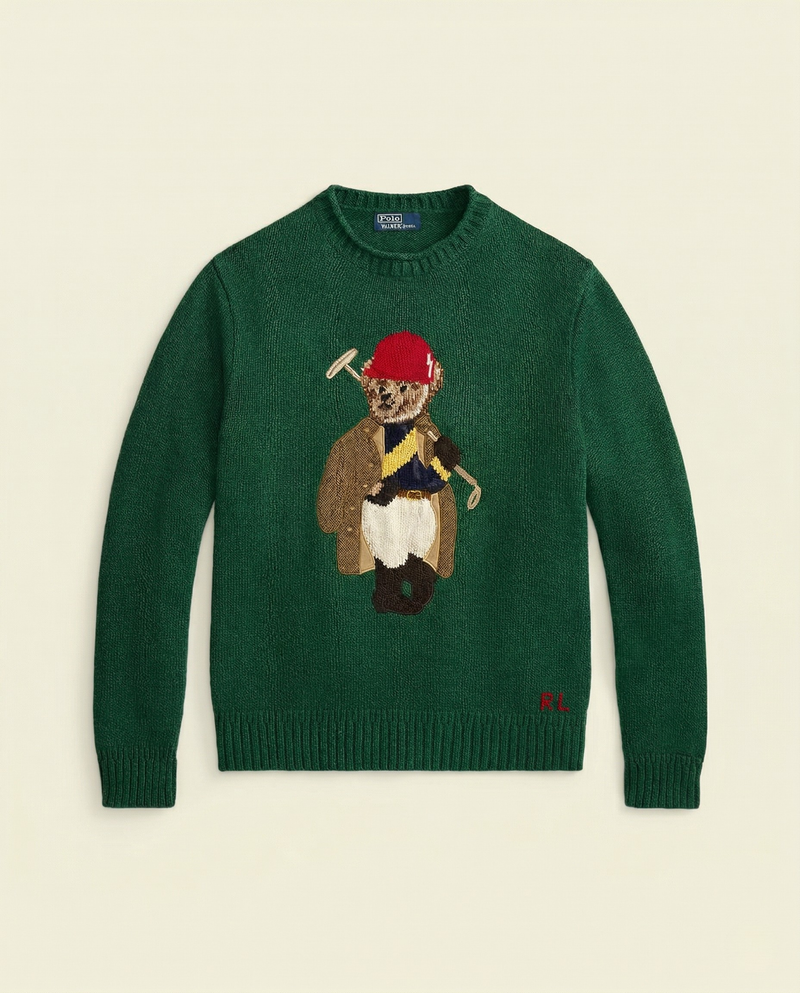 RL Polo Bear Golf Knit Sweater