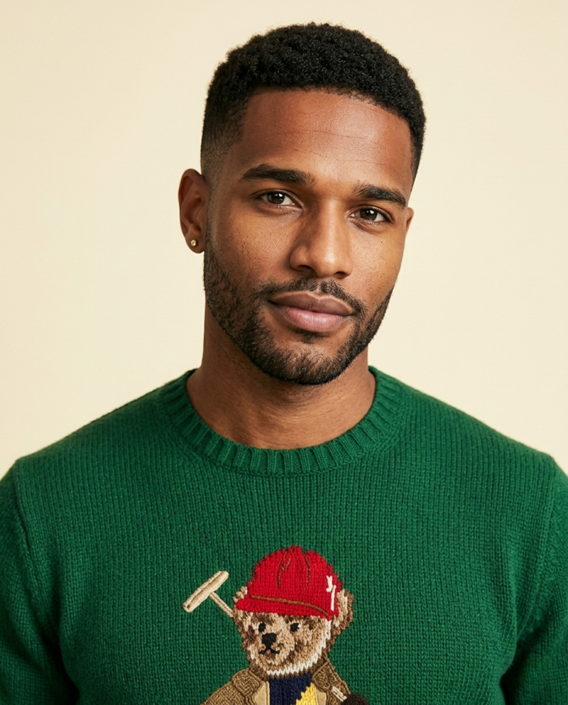 RL Polo Bear Golf Knit Sweater