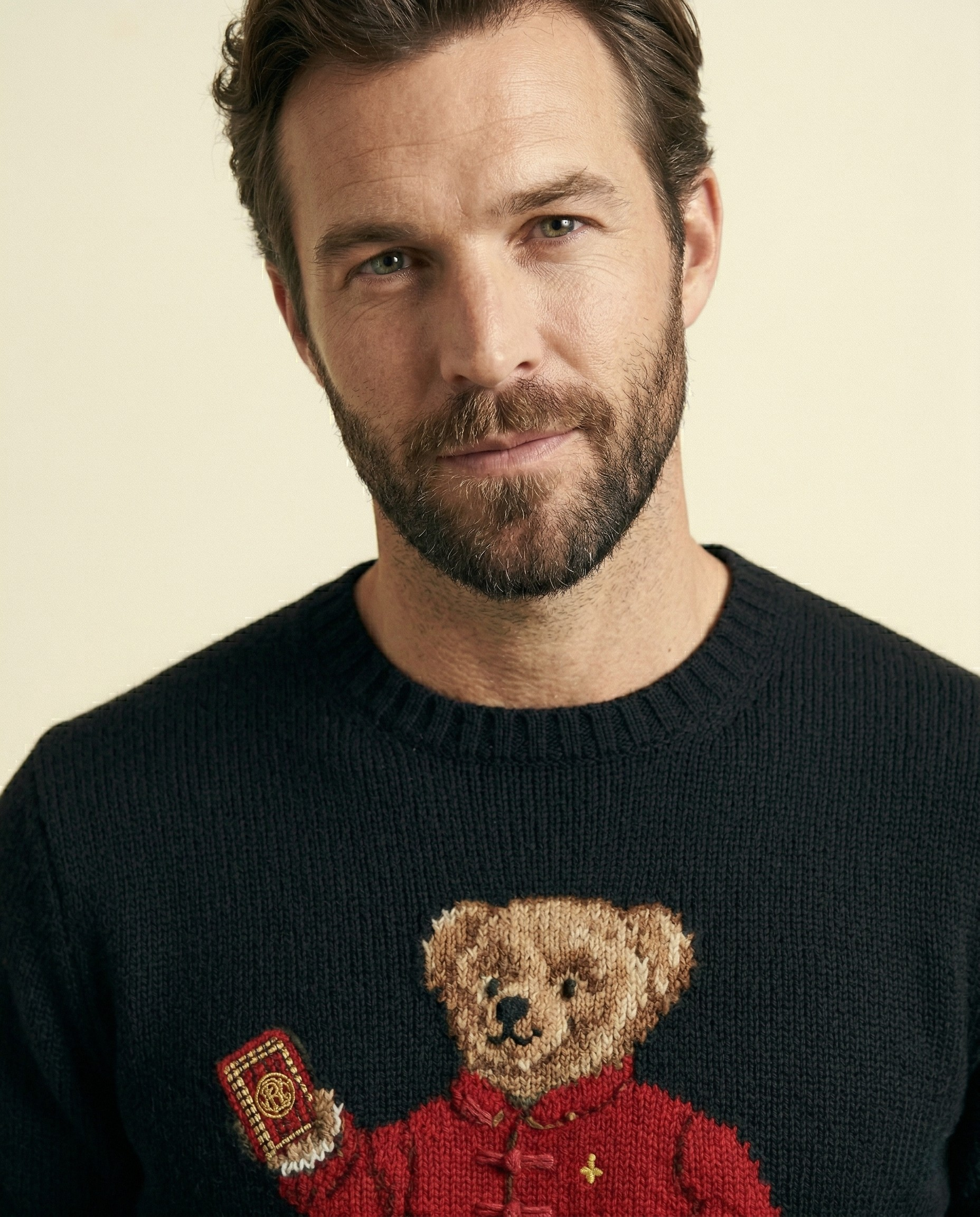 RL Gentleman Bear Knit Sweater