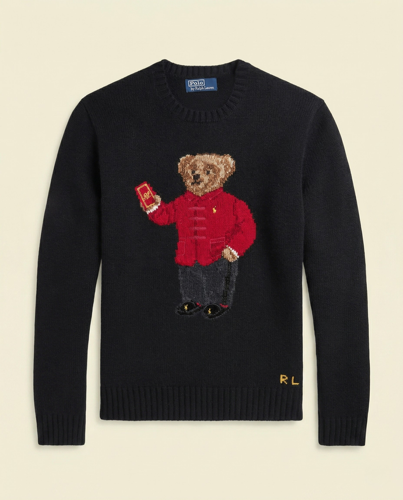 RL Gentleman Bear Knit Sweater
