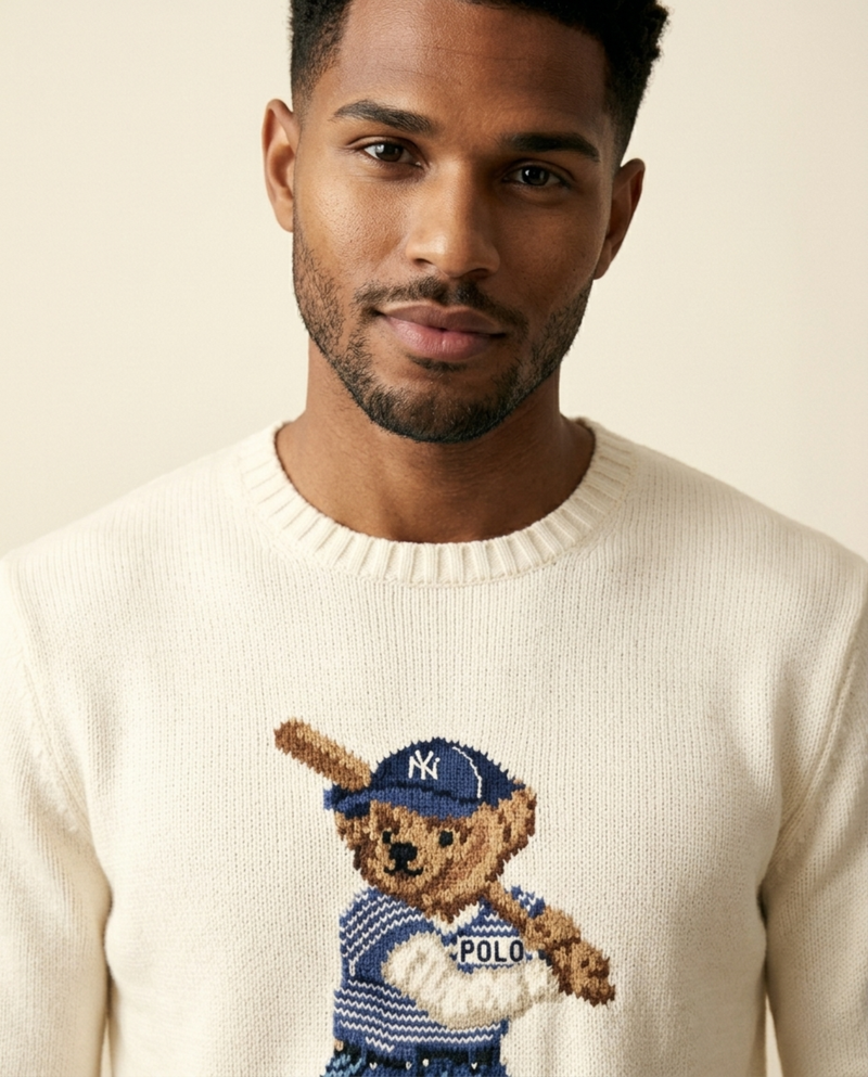 RL Polo Bear NY Knit Sweater