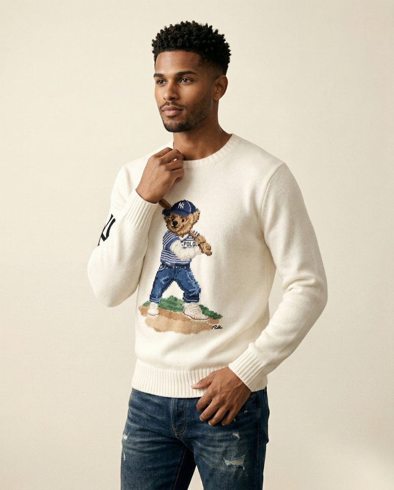 RL Polo Bear NY Knit Sweater
