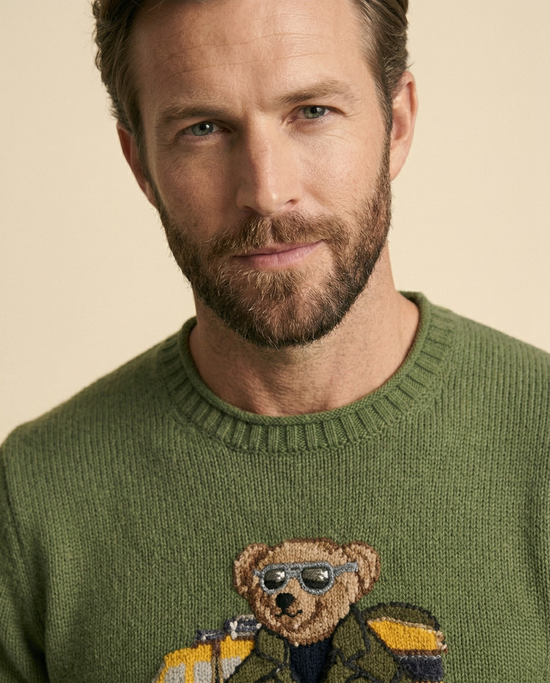 RL Polo Bear Ranger Knit Sweater