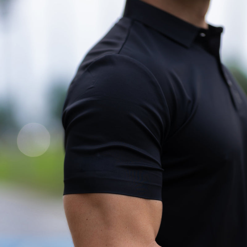Cavaliere Minimale Men's Polo Shirt – Wrinkle-Free Muscle Fit