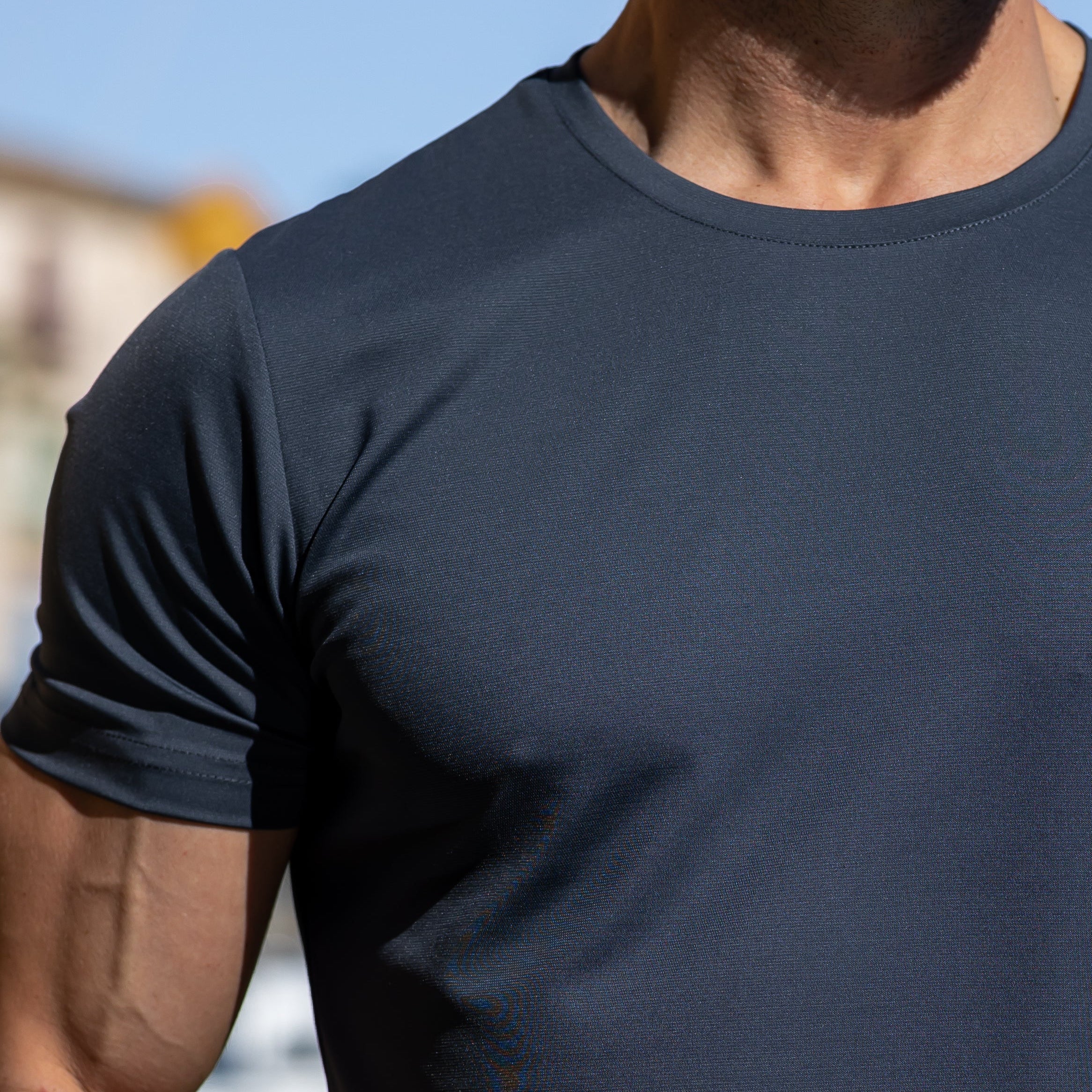 Verso Men's Crew Neck T-Shirt – Slim Fit Short Sleeve